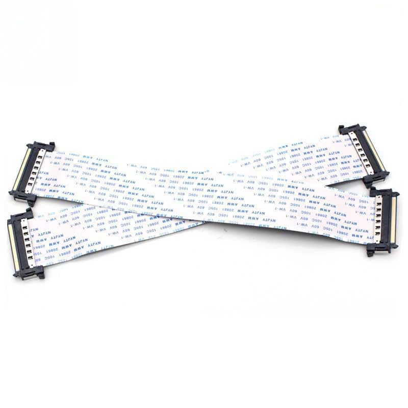 41/51 Pin 4K LVDS LCD Ribbon Cable FFC FPC Dual Head AWM LCD Ribbon Cable Richie's
