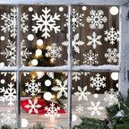 9-Sheet Reusable Christmas Window Clings – Holiday Static Stickers Holiday Window Clings Richie's