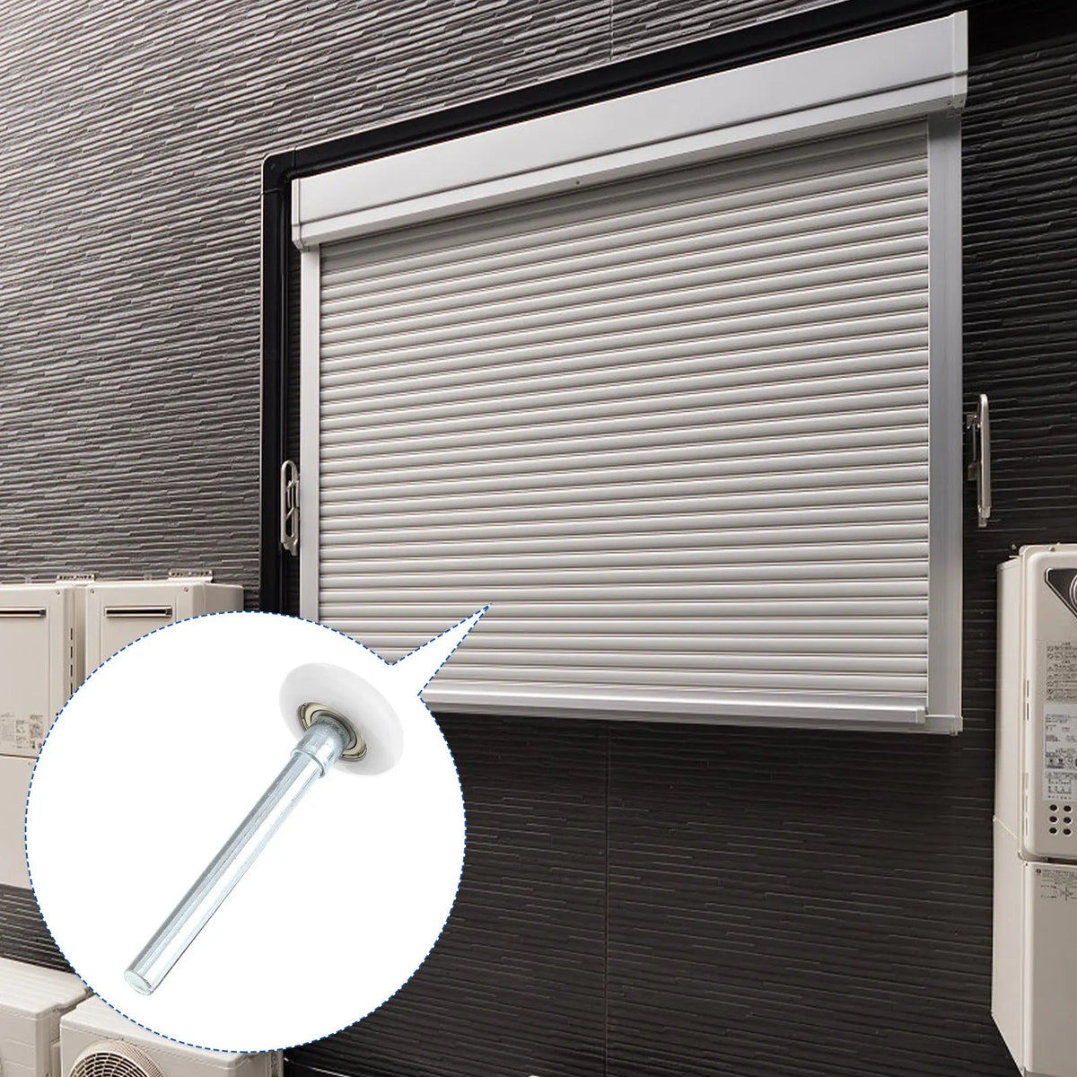 Nylon Garage Door Rollers with Stem – Quiet & Durable Garage Door Rollers Richie's Default Title