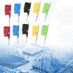 10PCS SDK08 IC Test Hook Clips Set with Jumper Wires 40V IC Test Clip Set Richie's