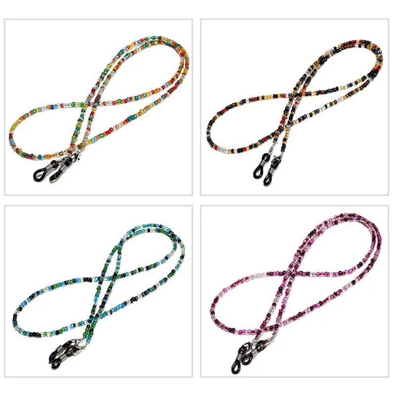 Handmade Beaded Glasses Chain – Non-Slip Unisex Eyeglass Lanyard Eyeglass Chain Lanyard Richie's