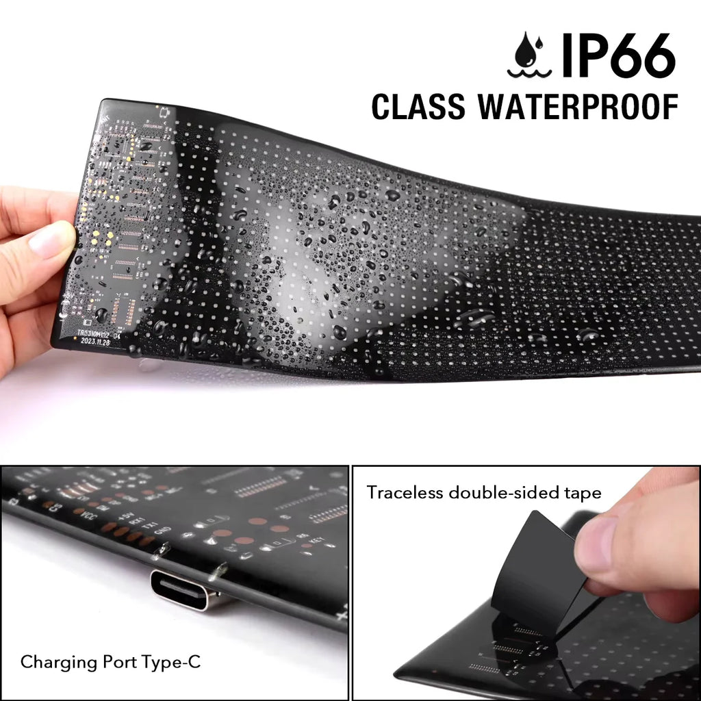 LED Matrix Panel APP Control DIY Animated Car Window Display LED Display Panel Richie's