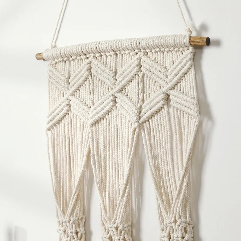 Nordic Boho Handwoven Macrame Tapestry 40x60cm Wall Decor Macrame Wall Hanging Richie's