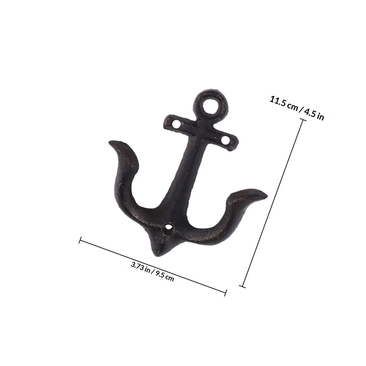 Vintage Red Iron Anchor Wall Pendant | Nautical Home Decor Wall Pendant Decor Richie's Coffee