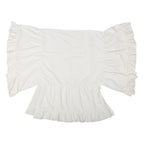 Ruffled Baby Crib Skirt Hypoallergenic Dust Ruffle 52x29 Crib Bed Skirt Richie's