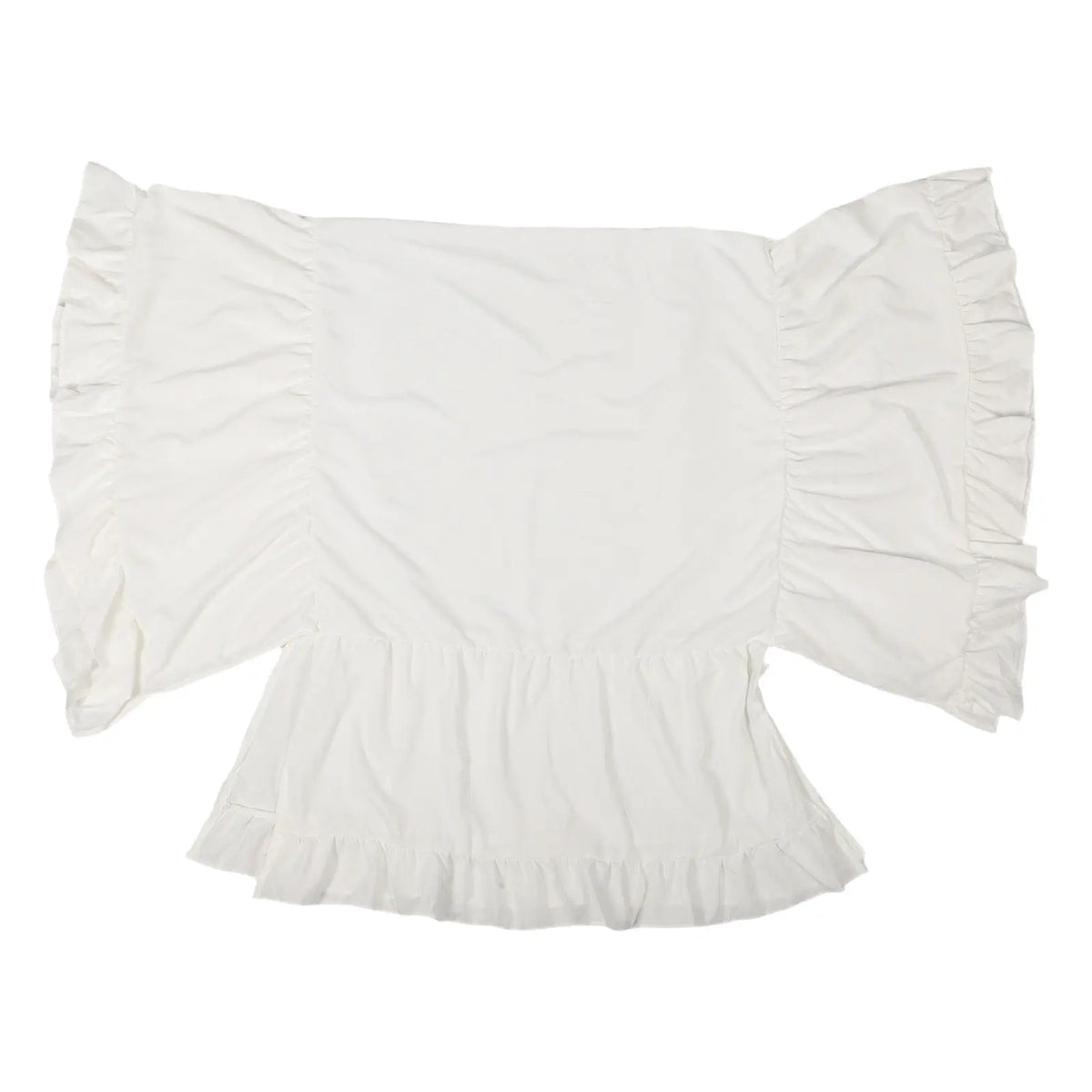 Ruffled Baby Crib Skirt Hypoallergenic Dust Ruffle 52x29 Crib Bed Skirt Richie's