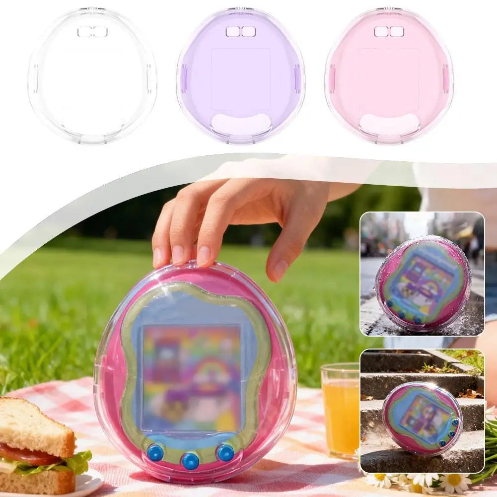 Crystal Clear Hard Case for Tamagotchi Uni – PC Shockproof Cover Game Console Case Richie's