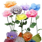 50cm Large Artificial Peony Flower Head – Silk Faux Bloom Decor Artificial Flower Decor Richie's