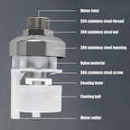 Stainless Steel Float Ball Valve – Auto Water Level Control 1/2" Float Ball Valve Richie's