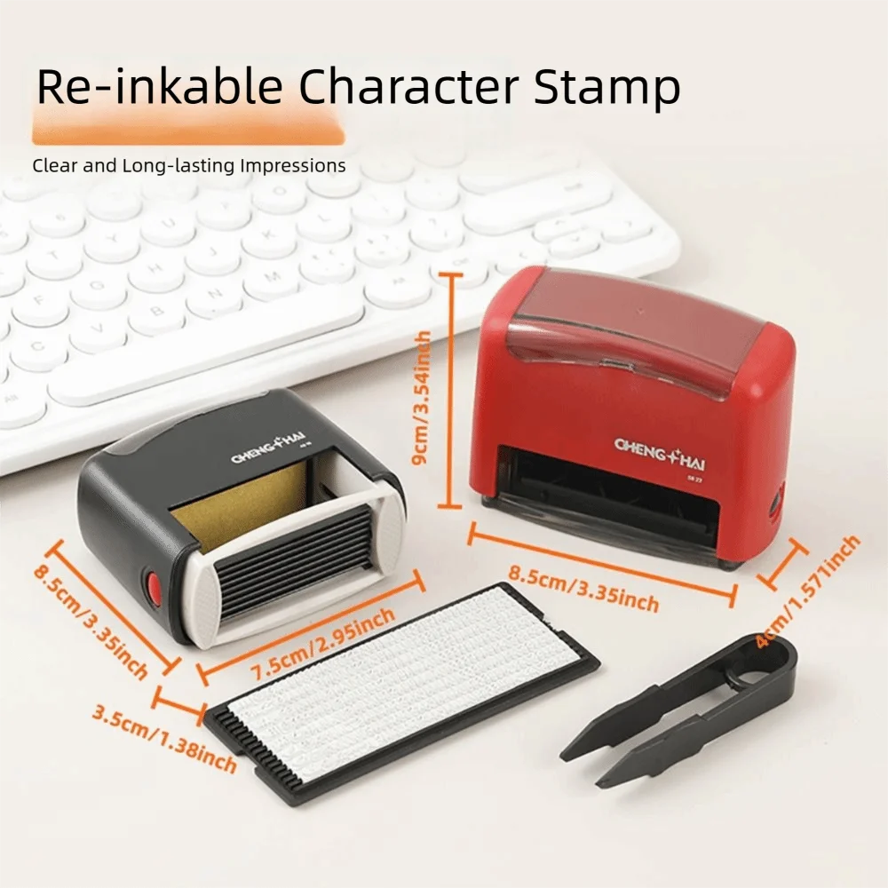 DIY Self-Inking Stamp Kit – Adjustable Multi-Size Monogram Set Self-Inking Stamp Kit Richie's