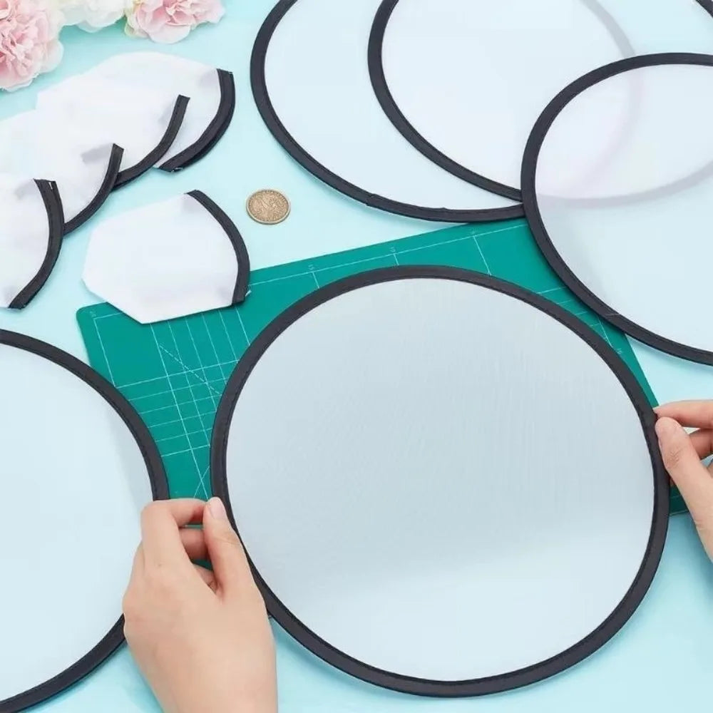 Round Folding Hand Fan – Circular Portable Fan for Women Folding Hand Fan Richie's