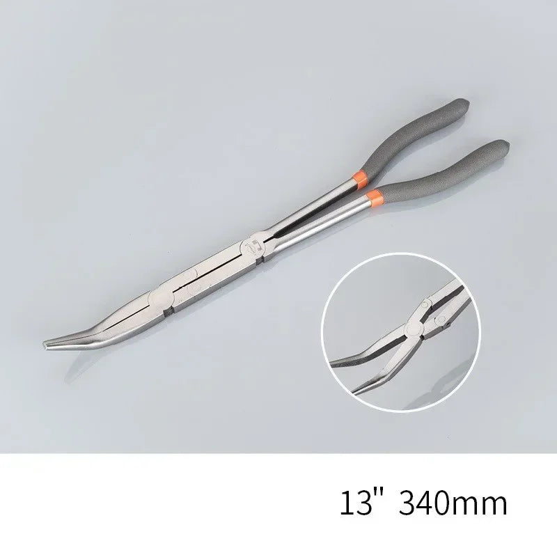 13" Long Nose Pliers 45° 90° Carbon Steel – TOTNEND Long Nose Pliers Richie's B