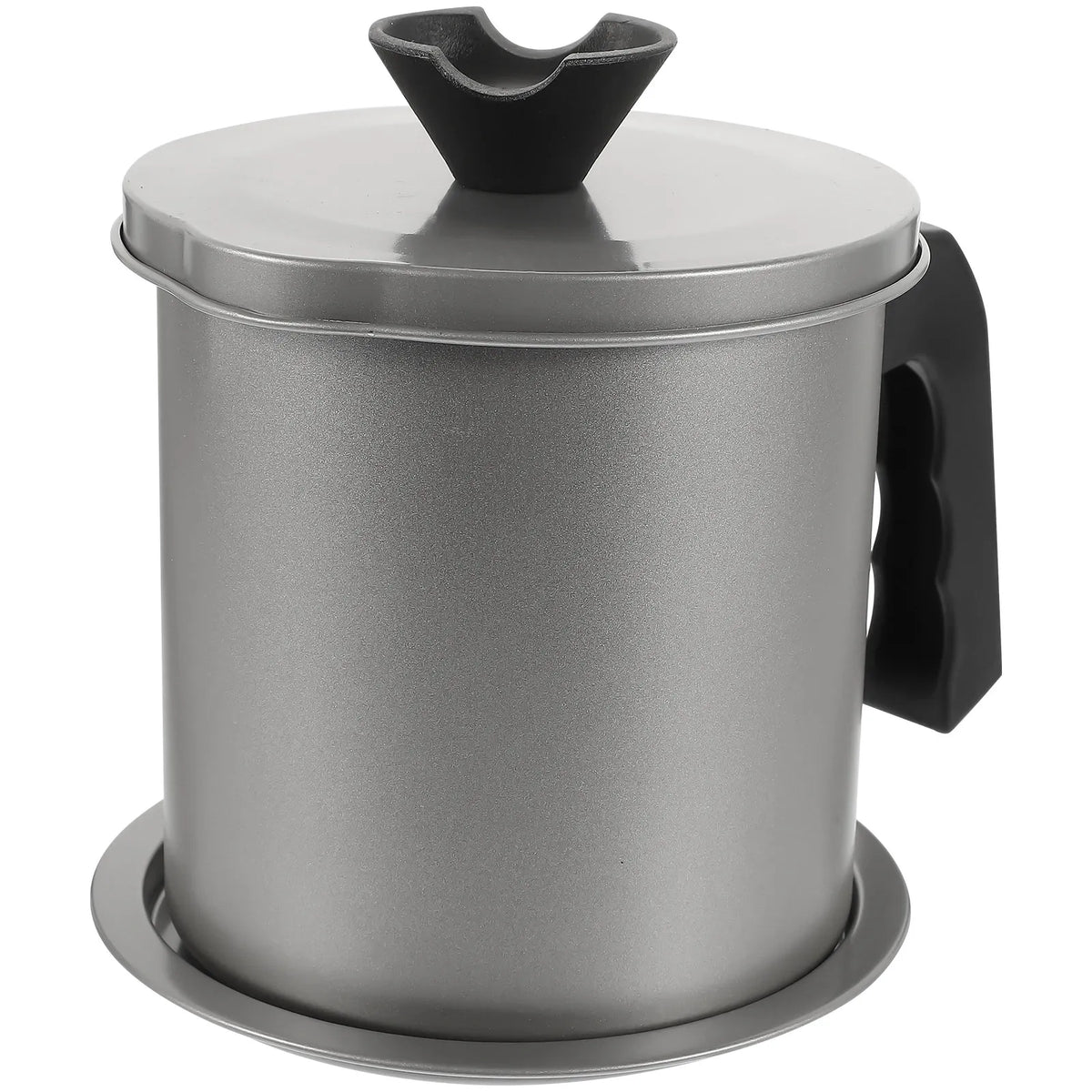 304 Stainless Steel Oil Strainer Pot with Lid & Mesh Filter Oil Strainer Pot Richie's Default Title