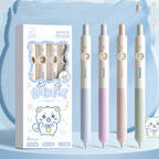 4pcs Kawaii Bear Gel Pens – 0.5mm Black Ink Retractable Set Gel Pen Set Richie's