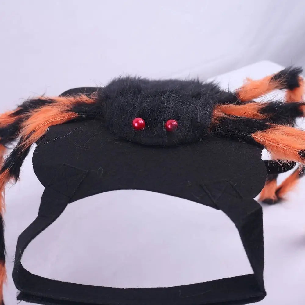 Furry Spider Pet Costume – Halloween Cat & Dog Dress Up Pet Halloween Costume Richie's