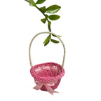 Handwoven Imitation Rattan Storage Basket with Handle – 8 Styles Woven Storage Basket Richie's