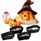 Halloween Paper Cookie Gift Boxes Snack Trays – 12 Pack Cookie Gift Boxes Richie's