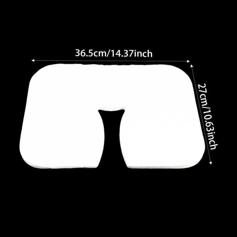 100pcs Disposable U-Shape Face Pillow Covers – Massage Bed Non-Woven Massage Bed Accessories Richie's