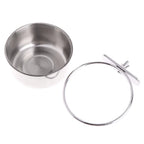 Stainless Steel Parrot Feeding Bowl & Bird Cage Water Basin Bird Feeding Bowl Richie's