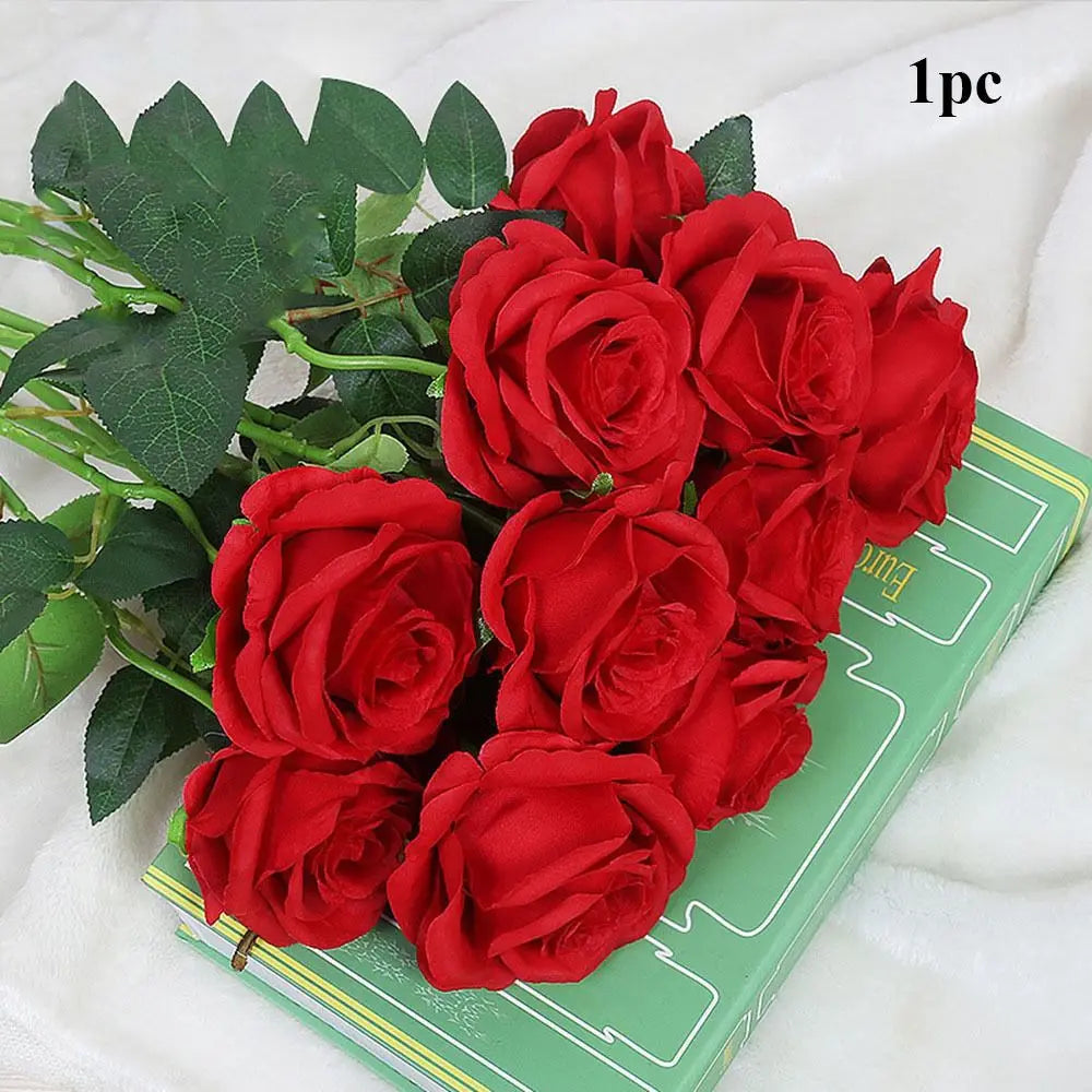 Vintage Silk Rose Artificial Flower – 5 Colors, 50cm Stem Artificial Silk Flower Richie's 3 1pc