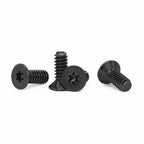25Pcs 6#-32 UNC Torx Countersunk Cap Screws Black Grade 10.9 Machine Screws Richie's