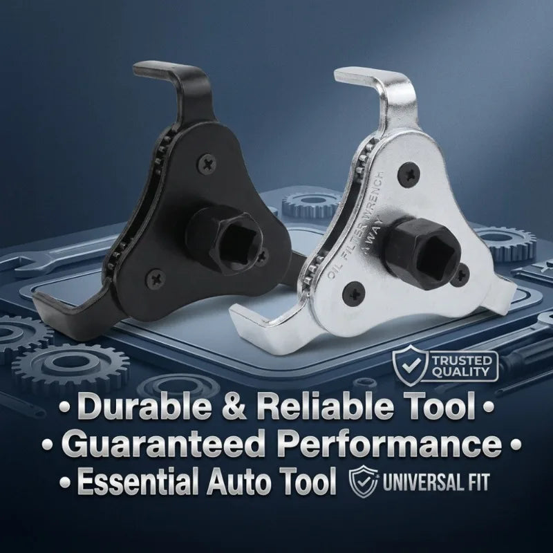 Universal 3-Claw Oil Filter Wrench Removal Tool 62–102mm Oil Filter Wrench Richie's