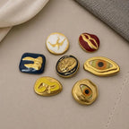 Eye-Shaped Shank Button – Creative Alloy Sweater Accessory Shank Button Richie's