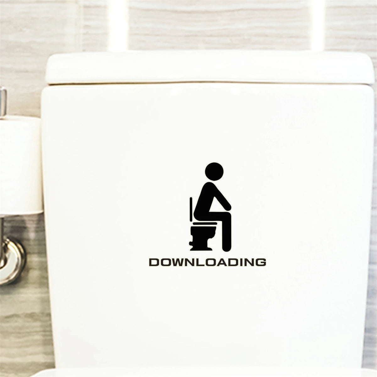 Removable English Toilet Wall Sticker – Funny Bathroom Decal Bathroom Wall Sticker Richie's