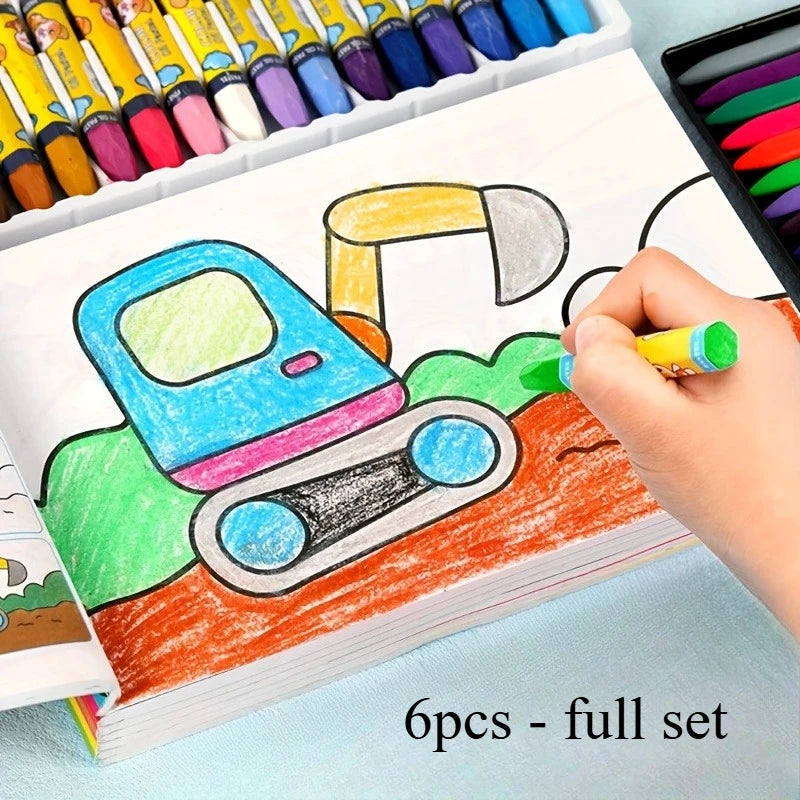 Kids Coloring & Doodle Drawing Book – Fun Art Gift for Children Kids Activity Book Richie's 6pcs - full set