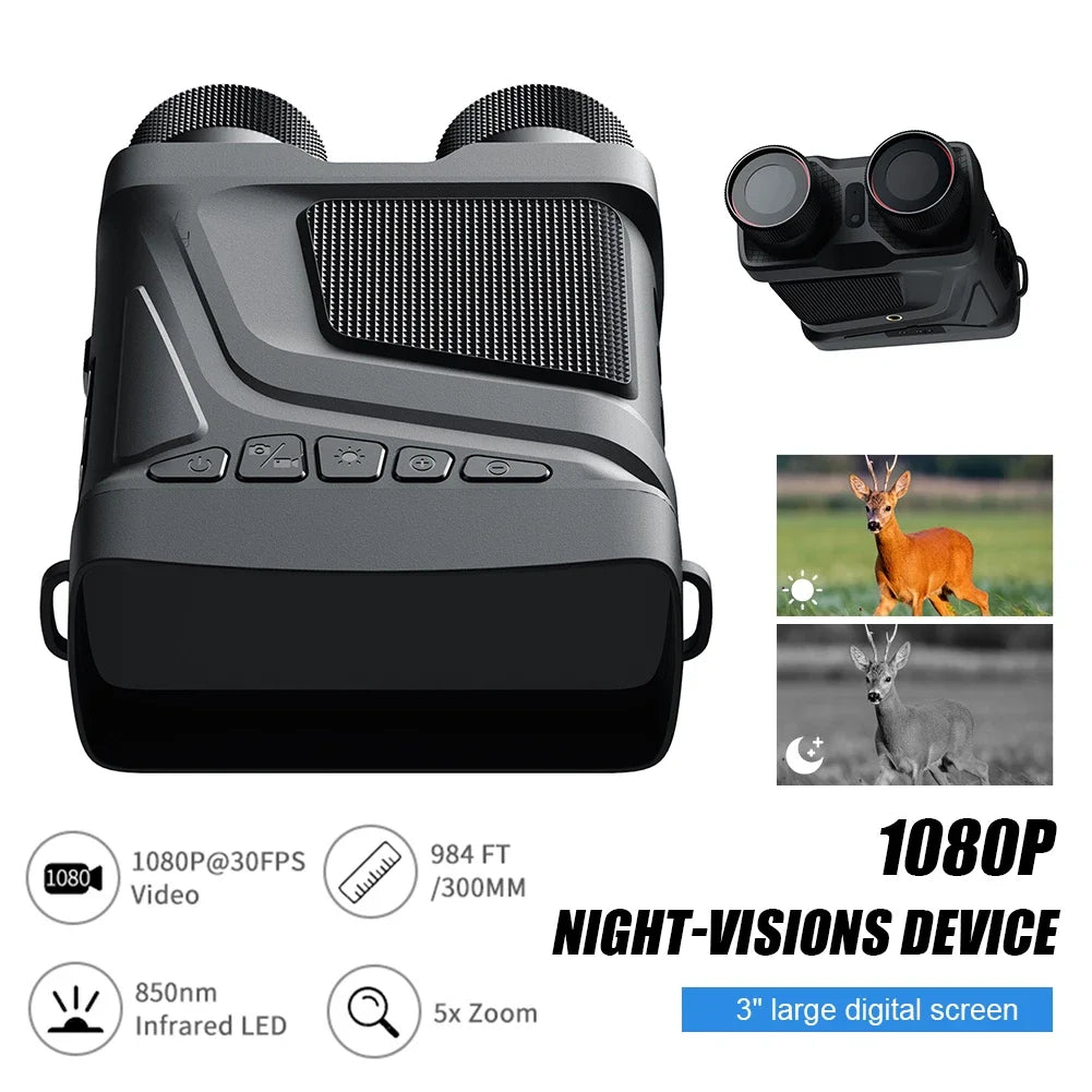 R12 Digital Night Vision Binocular 5X Zoom 300M Infrared Night Vision Binocular Richie's