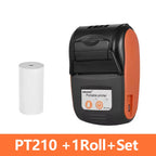 GOOJPRT PT-210 58mm Bluetooth Thermal Printer | Android iOS Bluetooth Thermal Printer Richie's PT-210 Orange