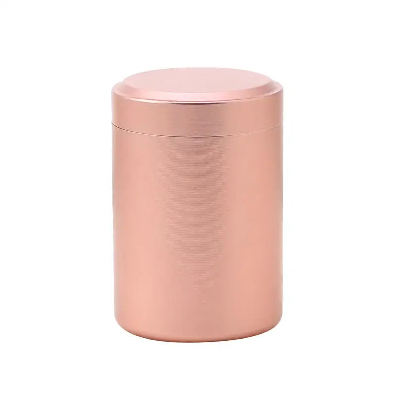 Mini Metal Tea Tin Cans – Portable Travel Storage Containers Tea Storage Tin Richie's 1Pc Rose Gold