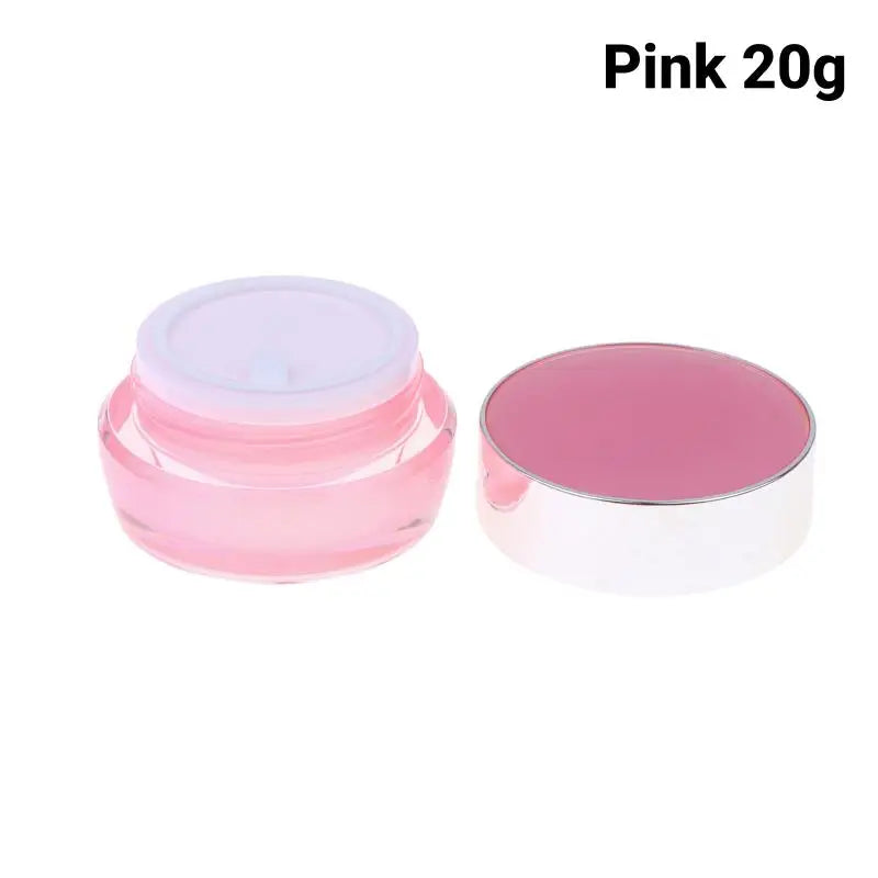 Empty Acrylic Cosmetic Cream Jars 5g–30g | Travel Containers Cosmetic Cream Jar Richie's 20g Pink