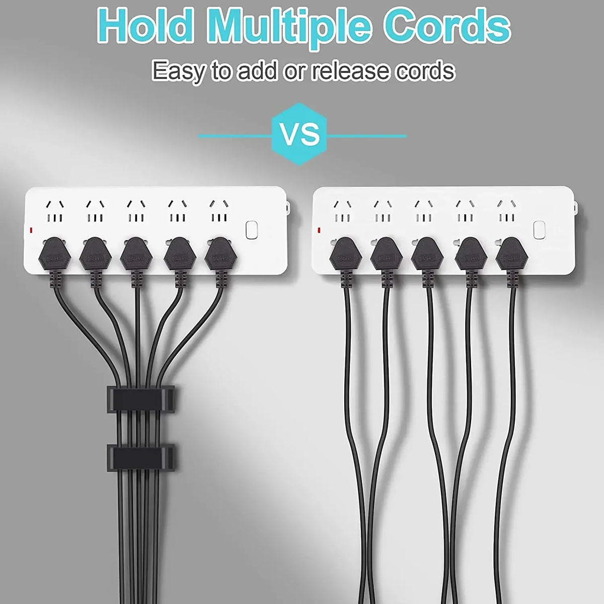 Self-Adhesive Cable Organizer Clips – Desk Cord Manager Cable Management Clips Richie's