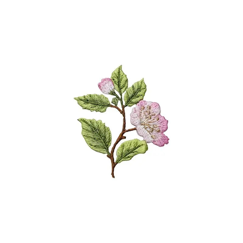 Flower Embroidery Iron-On Patch – DIY Appliqué for Clothes & Bags Embroidery Patch Richie's A4