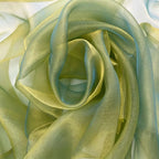 150x100cm Two-Tone Gradient Organza Fabric | Soft Sheer Craft Organza Craft Fabric Richie's Yellow 150 x100cm