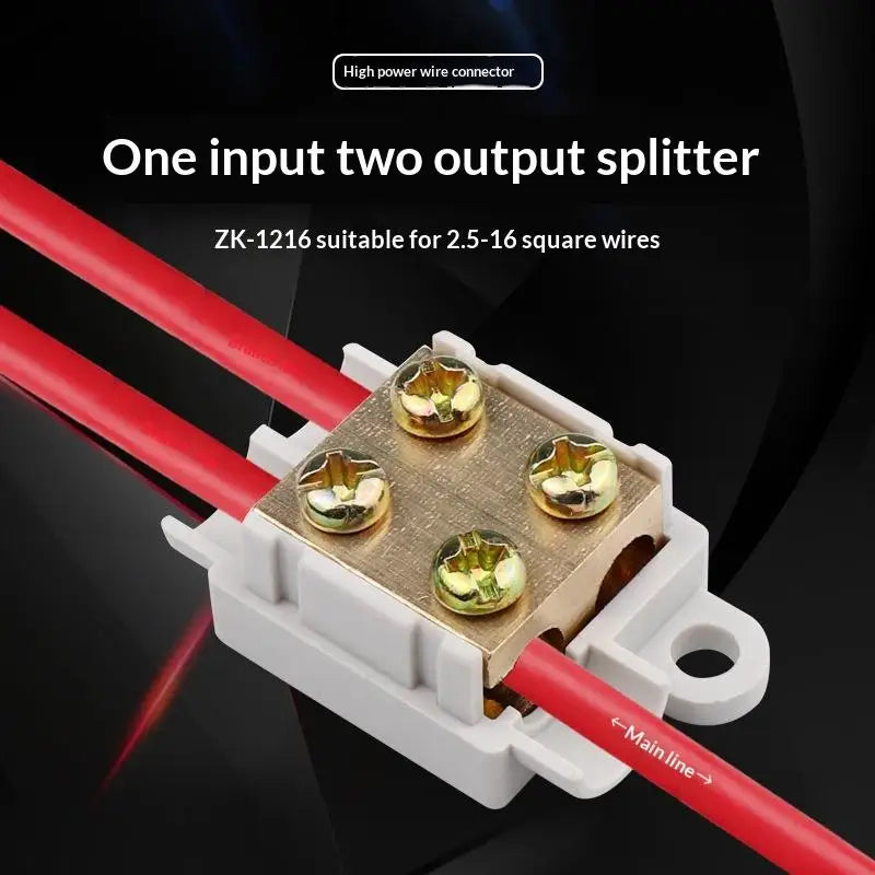 Wire Connector Junction Box Quick Splice Brass Terminal Block Electrical Terminal Block Richie's