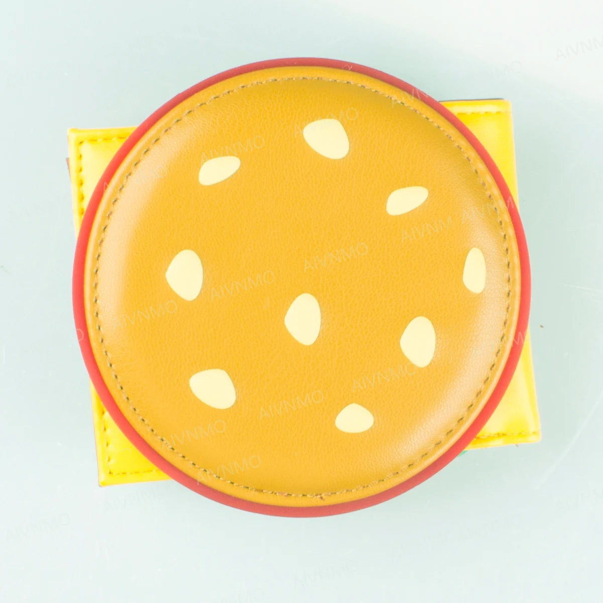 Burger Shaped Novelty Wallet – Unisex PU Card & ID Holder Novelty Wallet Richie's