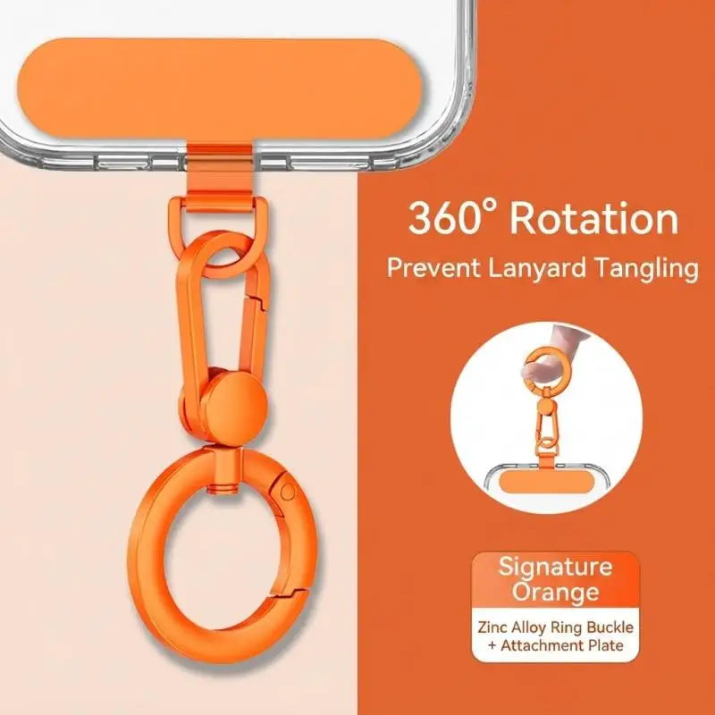 Rotatable Metal Phone Lanyard Clip – Stainless Steel Hook Phone Lanyard Clip Richie's