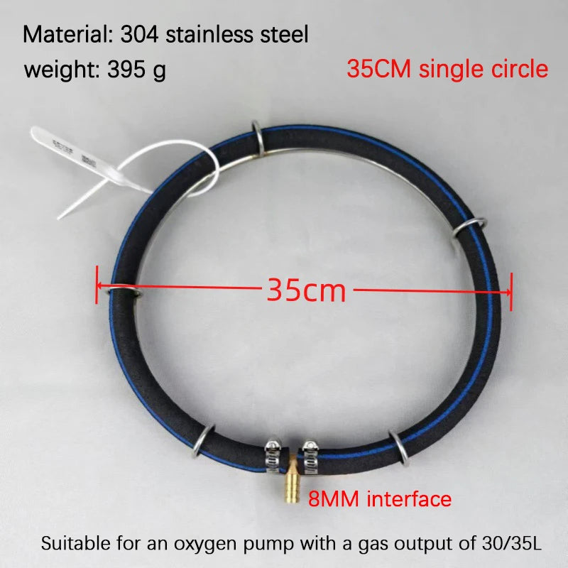 Nano Aeration Disc 304 Stainless Steel Koi Fish Pond Oxygen Plate Pond Aeration Disc Richie's A3
