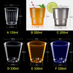 Clear Plastic Disposable Cups | Transparent Mousse Cups 10/20pk Disposable Cups Richie's
