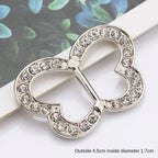 Pearl Rhinestone Scarf Ring Clip & Shirt Buckle for Women Scarf Ring Clip Richie's Silver-Style A