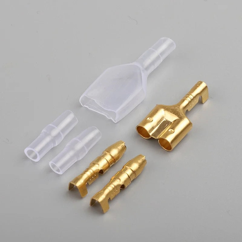 4mm Bullet Terminal Car Wire Connectors – Male & Female Sets Wire Connector Set Richie's