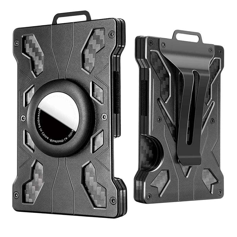 Zeeker Men's Metal Wallet | AirTag Bracket & RFID Blocking