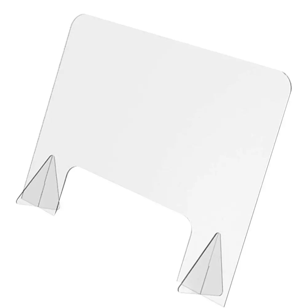 Clear Acrylic Desk Divider 40x40cm – Anti-Spray Barrier Panel Acrylic Desk Divider Richie's