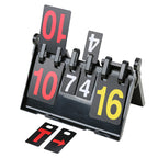 Folding Scoreboard Double-Sided Score Flipper – Indoor & Outdoor Portable Scoreboard Richie's as show
