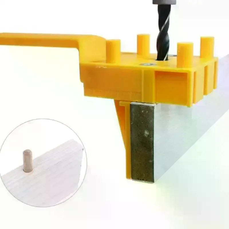 Woodworking Dowel Drill Guide 6/8/10mm Straight Hole Locator Drill Guide Jig Richie's