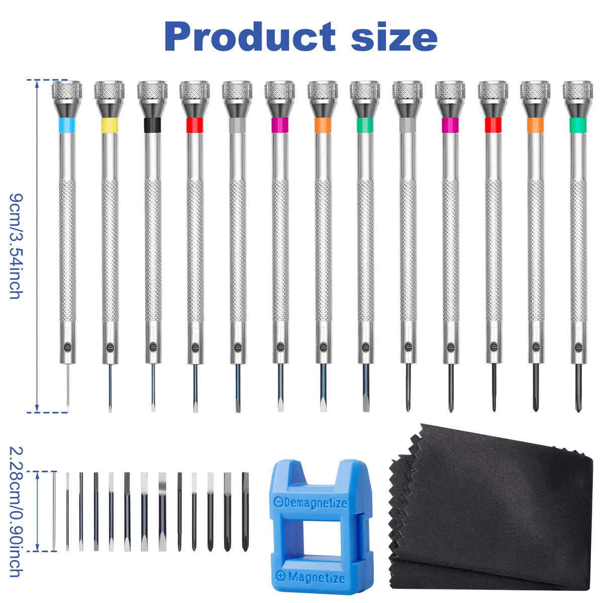 Precision Screwdriver Set 17/29pc – Watch & Glasses Repair Precision Screwdriver Set Richie's 28pcs