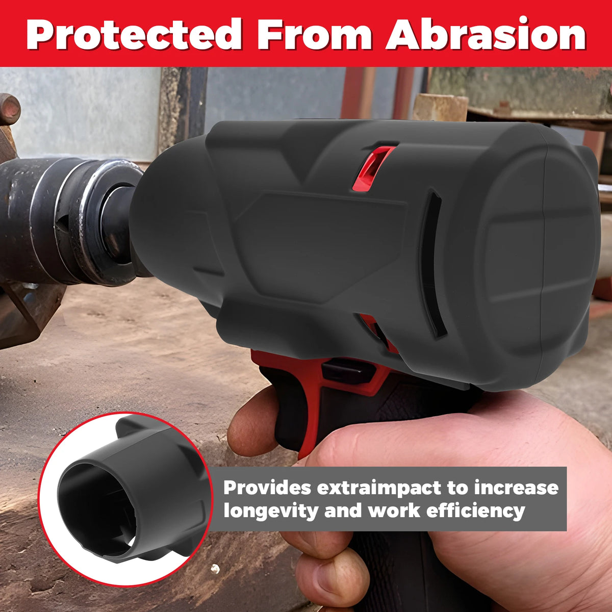 M18 1/2" Impact Wrench Silicone Protective Boot – Fits 2967-20 Tool Protective Boot Richie's
