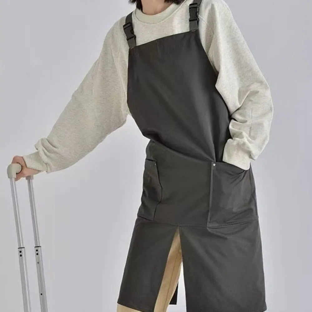Waterproof Kitchen Apron with Pockets & H-Shaped Straps Kitchen Work Apron Richie's